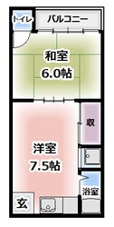 中井ハイツの物件間取画像